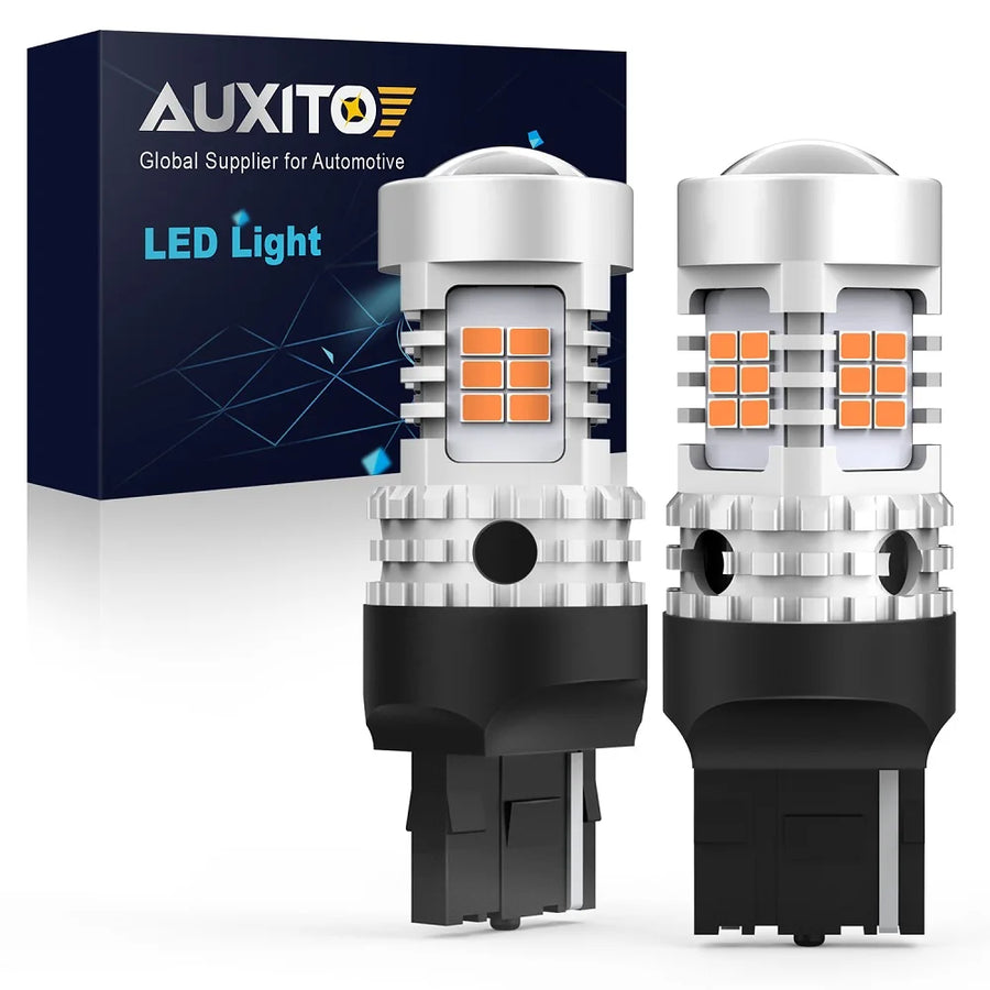 2-Piece 1156/7440 LED Signal Light Bulb – Amber, CANBUS