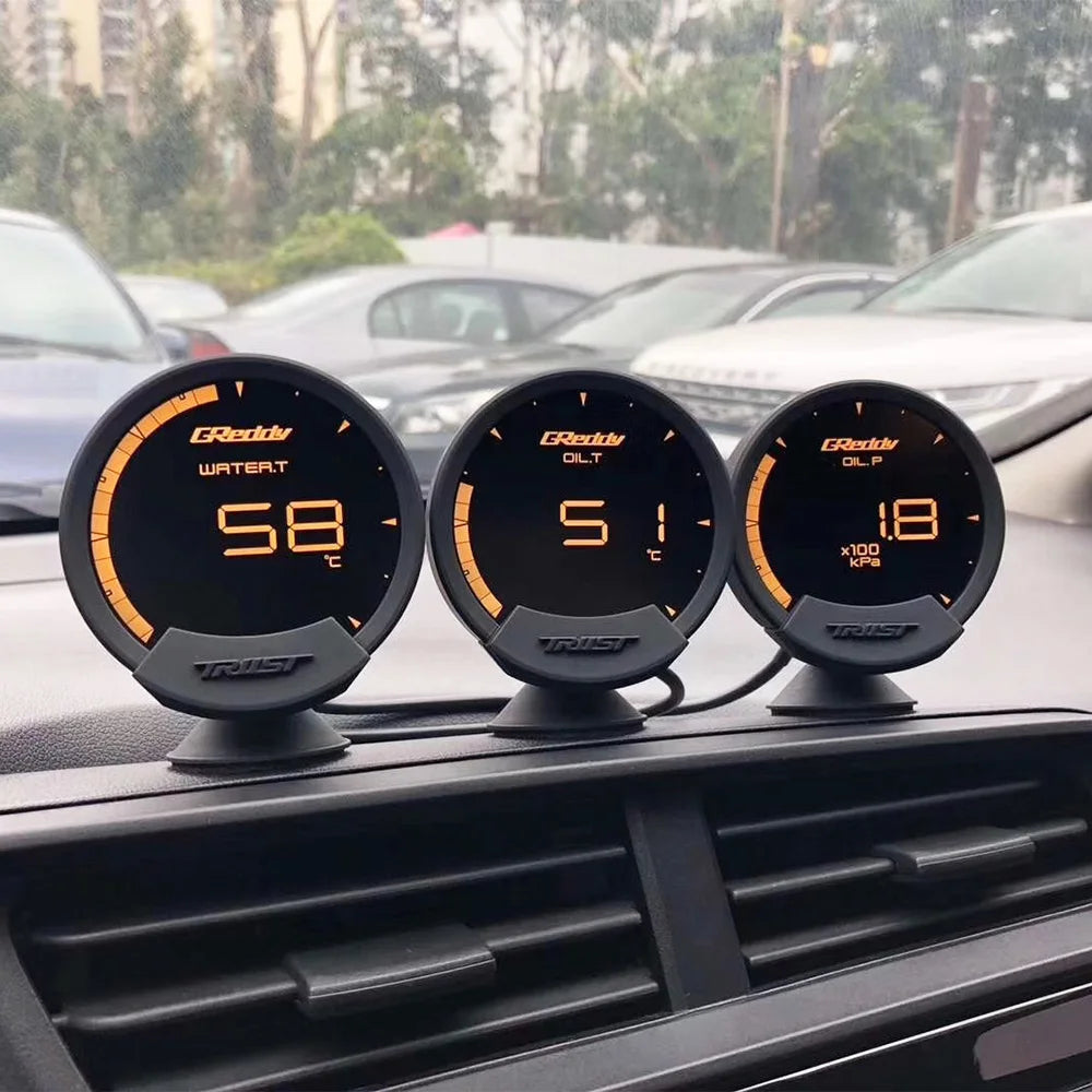 GReddy Sirius 7-Color LCD Head-Up Display Performance Gauge