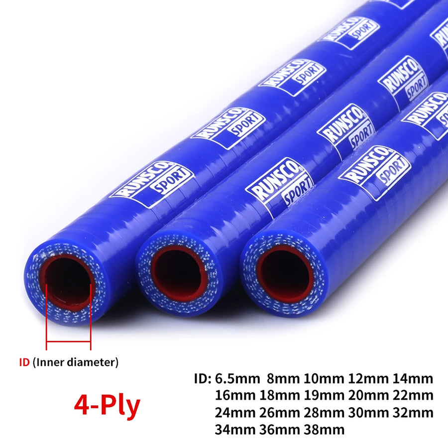 Universal Straight Silicone Coolant Hose, 6.5-42mm