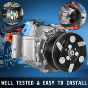 A/C Compressor with Clutch – 2006–2011 Honda Civic 1.8L