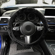 Plush Steering Wheel Cover – 36–38 cm