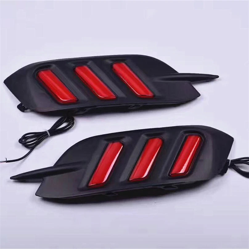 LED Rear Bumper Reflector and Brake Lights for Honda Civic 2016–2018 – Pair