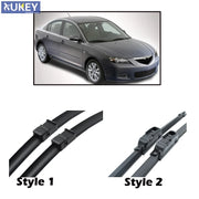 Front Windshield Wiper Blade Set for Mazda 3 BK Window Wiper 2003-2009