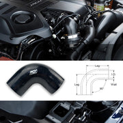 Universal 63mm 90° Silicone Coolant & Intake Hose