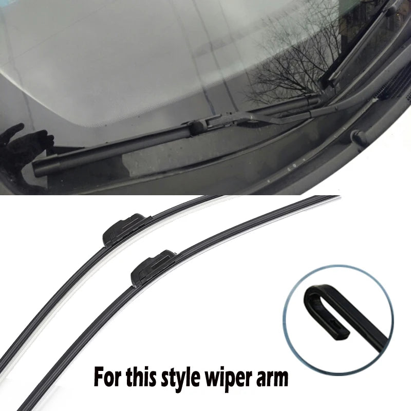 Front Windshield Wiper Blade Set for Mazda 3 BK Front Window Wiper Blade 2003-2009