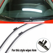 Front Windshield Wiper Blade Set for Mazda 3 BK Window Wiper 2003-2009