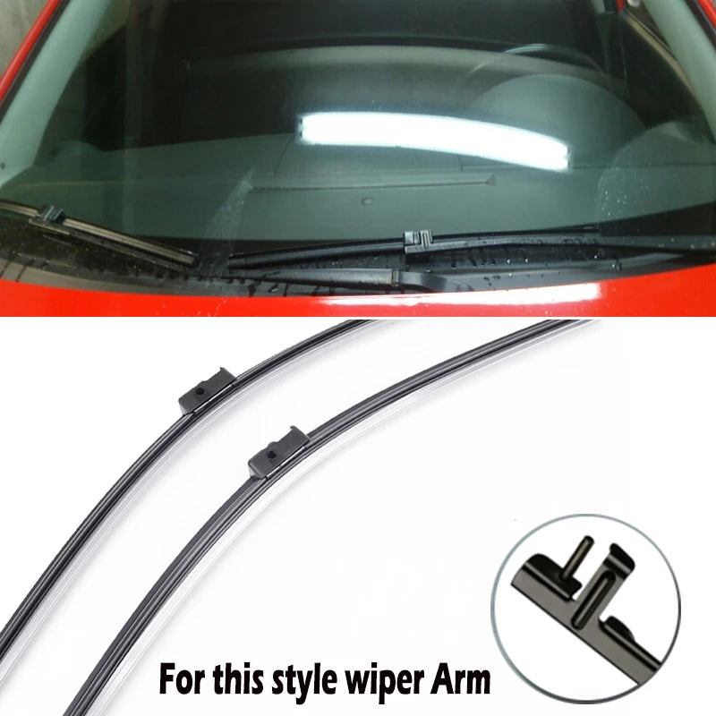 Front Windshield Wiper Blade Set for Mazda 3 BK Front Window Wiper Blade 2003-2009