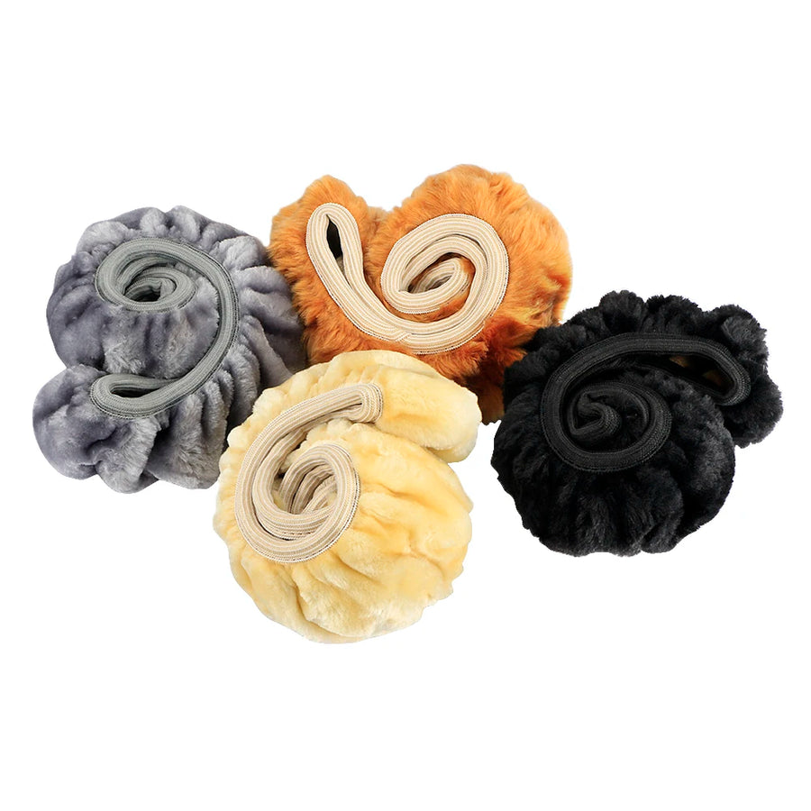 Plush Steering Wheel Cover – 36–38 cm