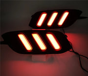 LED Rear Bumper Reflector and Brake Lights for Honda Civic 2016–2018 – Pair
