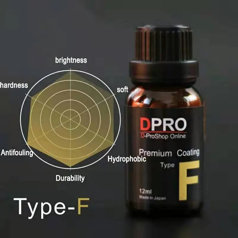 6H Hydrophobic Ceramic Paint Coating Kit – 12 mL