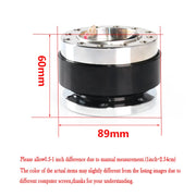 Universal Quick-Release Steering Wheel Hub Adapter