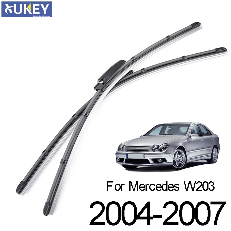 Front Windshield Wiper Blade Set for Mercedes-Benz C-Class -Present and Newer 2004-2007