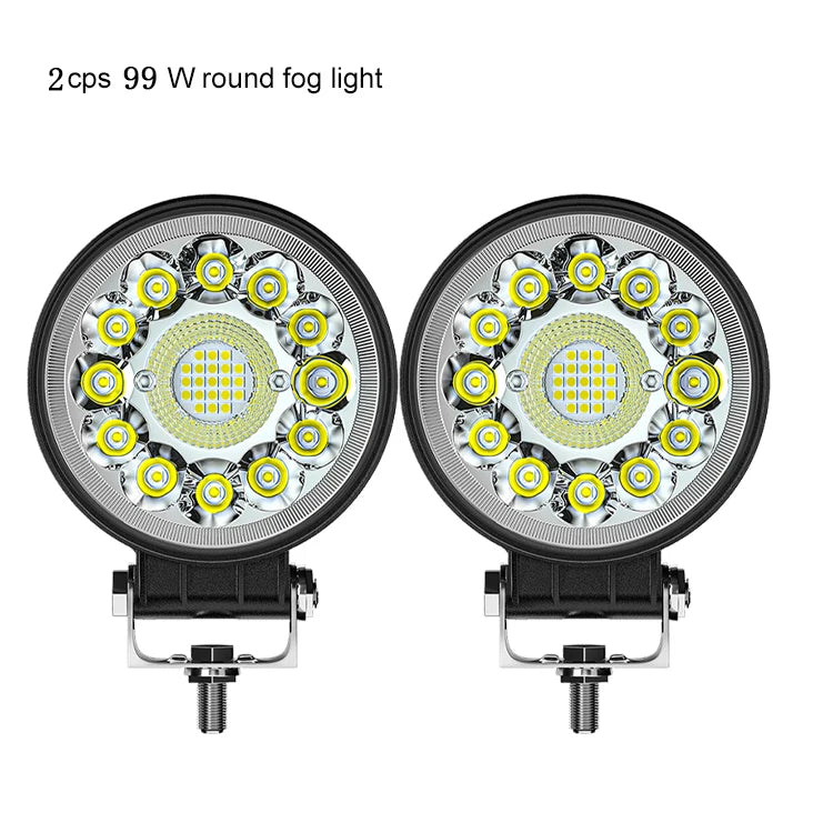 4-Inch LED Work Light Bar – Spot Beam, 12V–24V