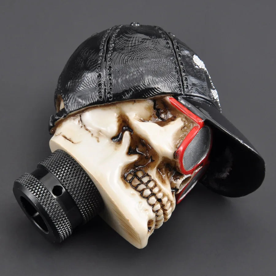 Baseball Hat Glasses Skull Universal Manual-Transmission Shift Knob