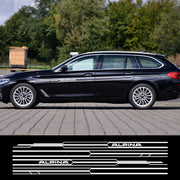 Side Stripe Vinyl Decal Pair for Select BMW Models – 245 × 10 cm