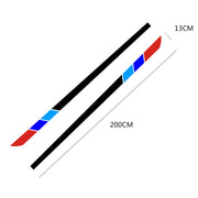 Long Side Stripe Vinyl Decal Pair – 200 × 13 cm