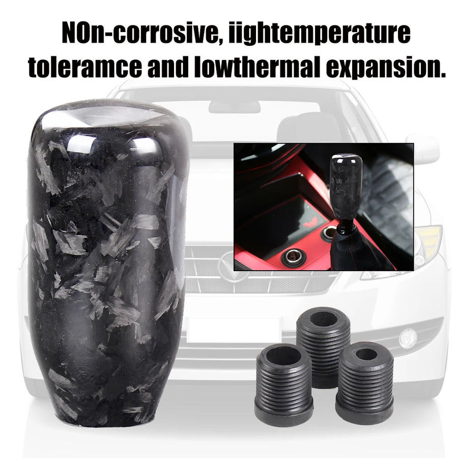 Universal Racing Car Auto Gear Shift Knob for Manual Transmission Automatic Gear Level Forged Fiber Knob for Man Gift