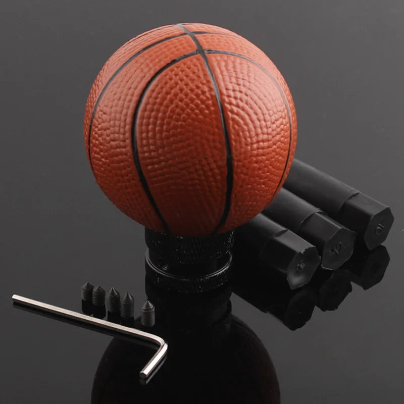 Basketball Style Custom Car Manual Stick Gear Shift Knob Shifter for Sedan Coupe Suv Crossover Wagon