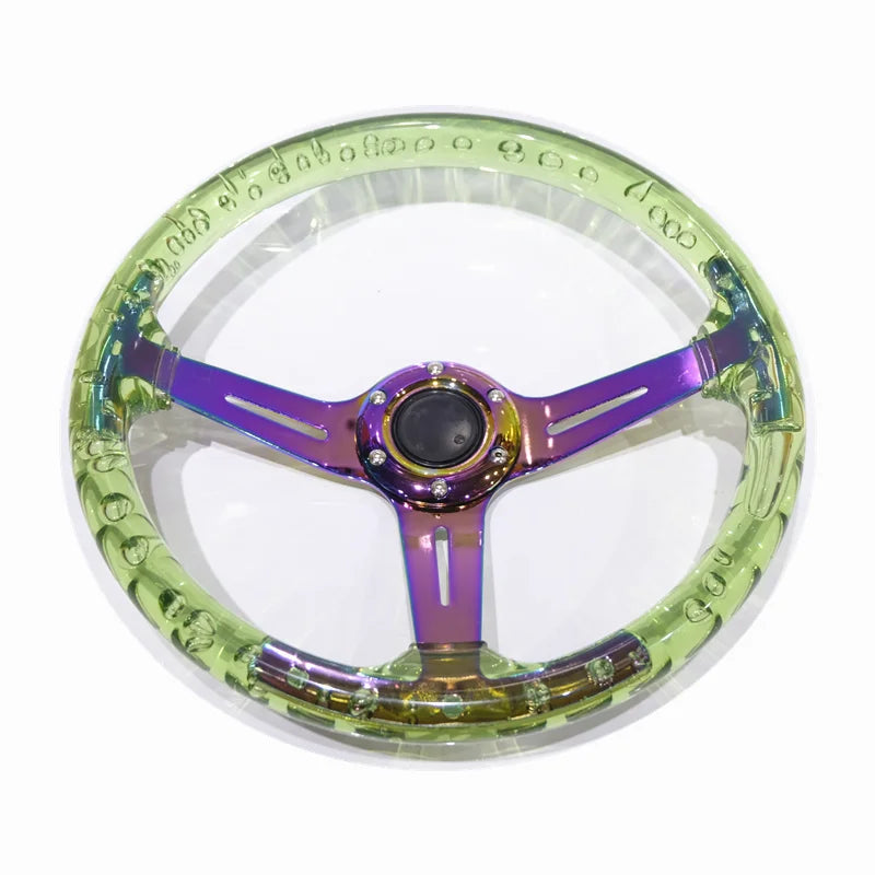 350 mm Shallow-Dish Acrylic Racing Steering Wheel