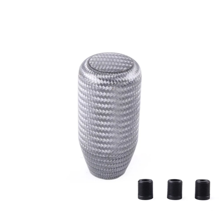 Carbon-Fiber-style Wave-shaped Manual Gear Shift Knob