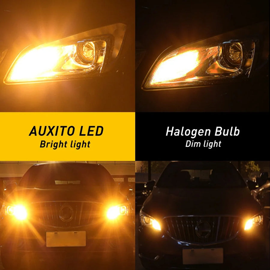 2-Piece 1156/7440 LED Signal Light Bulb – Amber, CANBUS