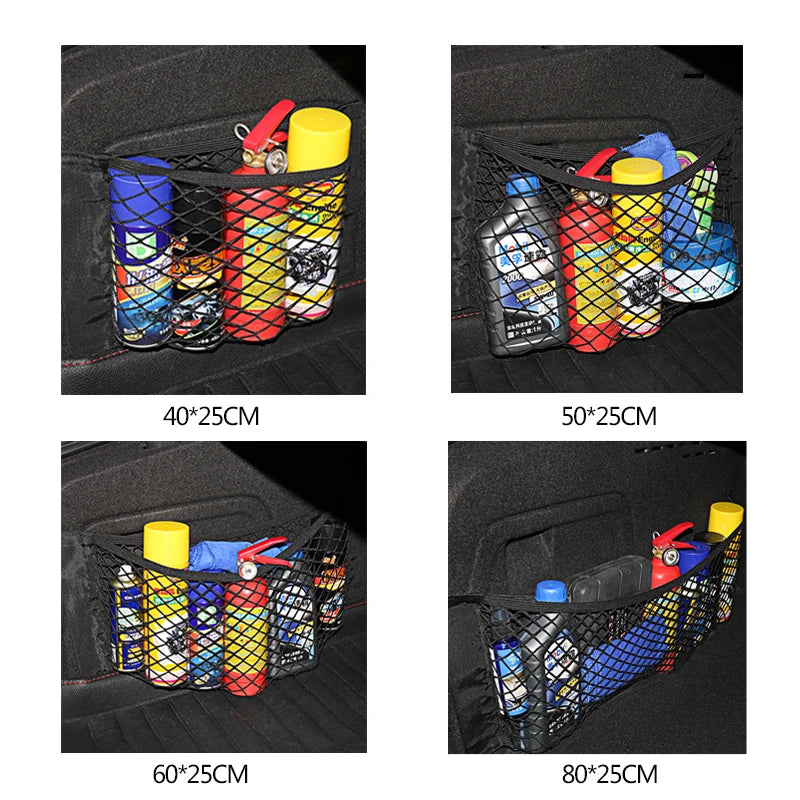 Universal Car Trunk Mesh Cargo Organizer