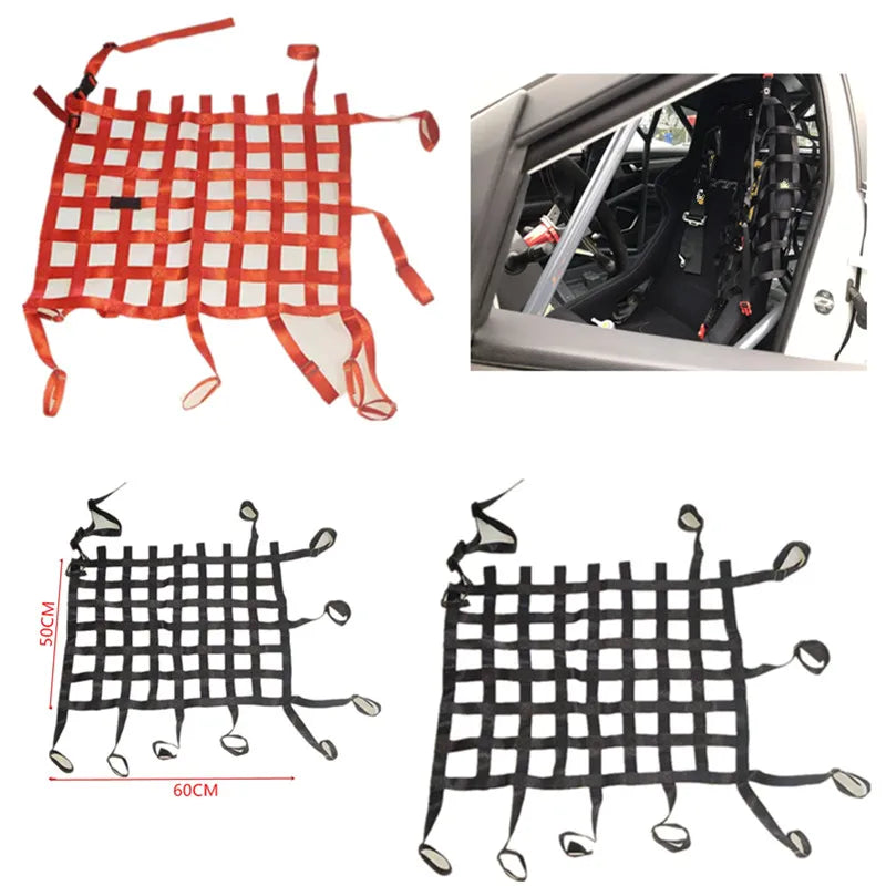 Universal 50 × 60 cm Racing Window Safety Net