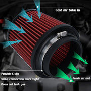 Universal 4-Inch 100mm High-Flow Cold Air Intake Filter