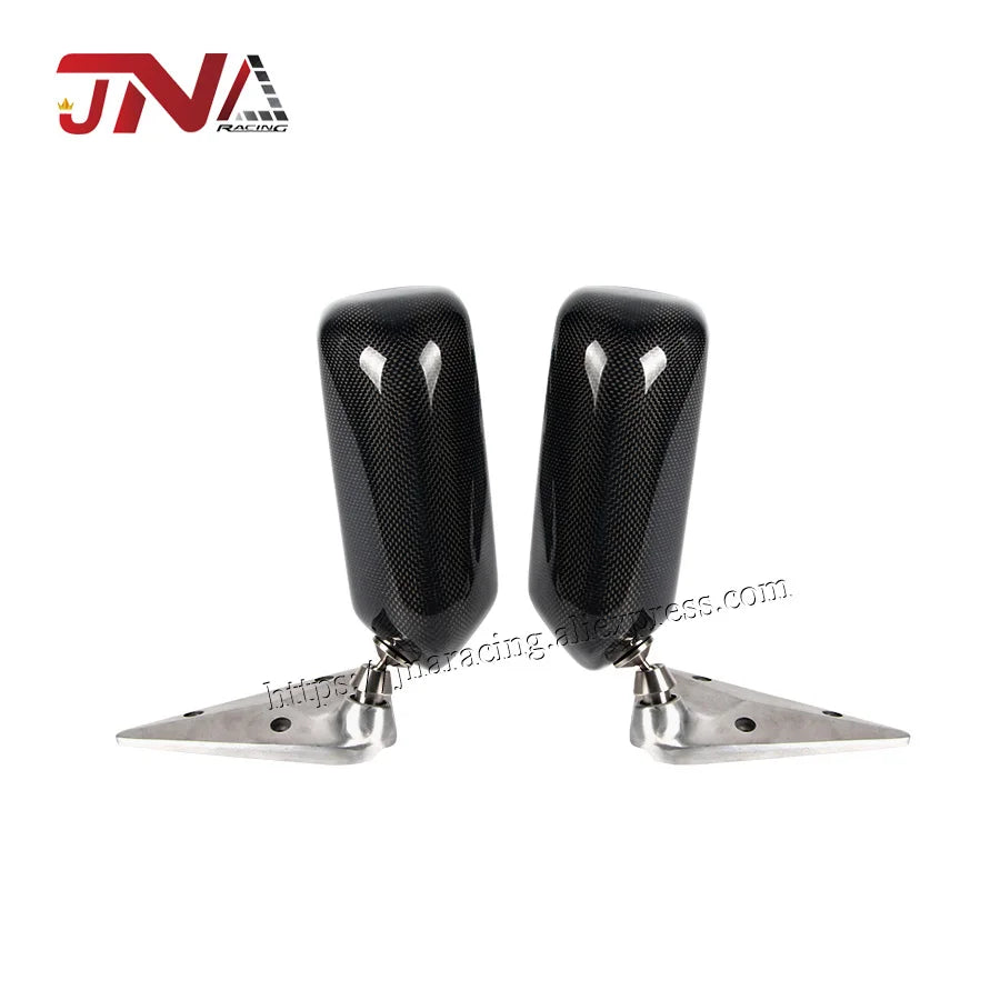 Racing Drift Car Side Rearview Mirror Real Carbon Fiber/Watertransfer Auto Side Mirror