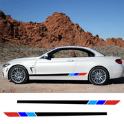 Long Side Stripe Vinyl Decal Pair – 200 × 13 cm