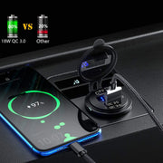 48W USB-C PD and QC Car Charger Adapter