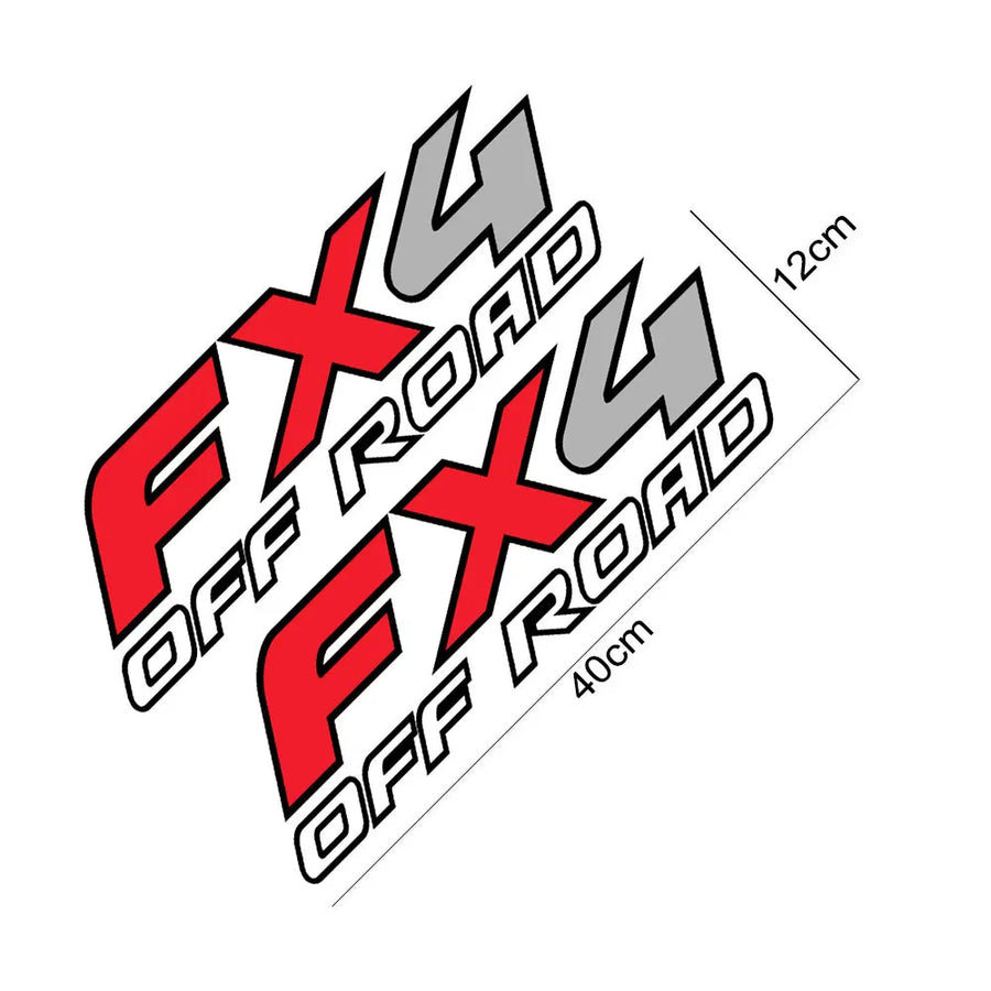 FX4 Off-Road Pickup Decal Pair – 40 × 12 cm
