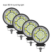 4-Inch LED Work Light Bar – Spot Beam, 12V–24V