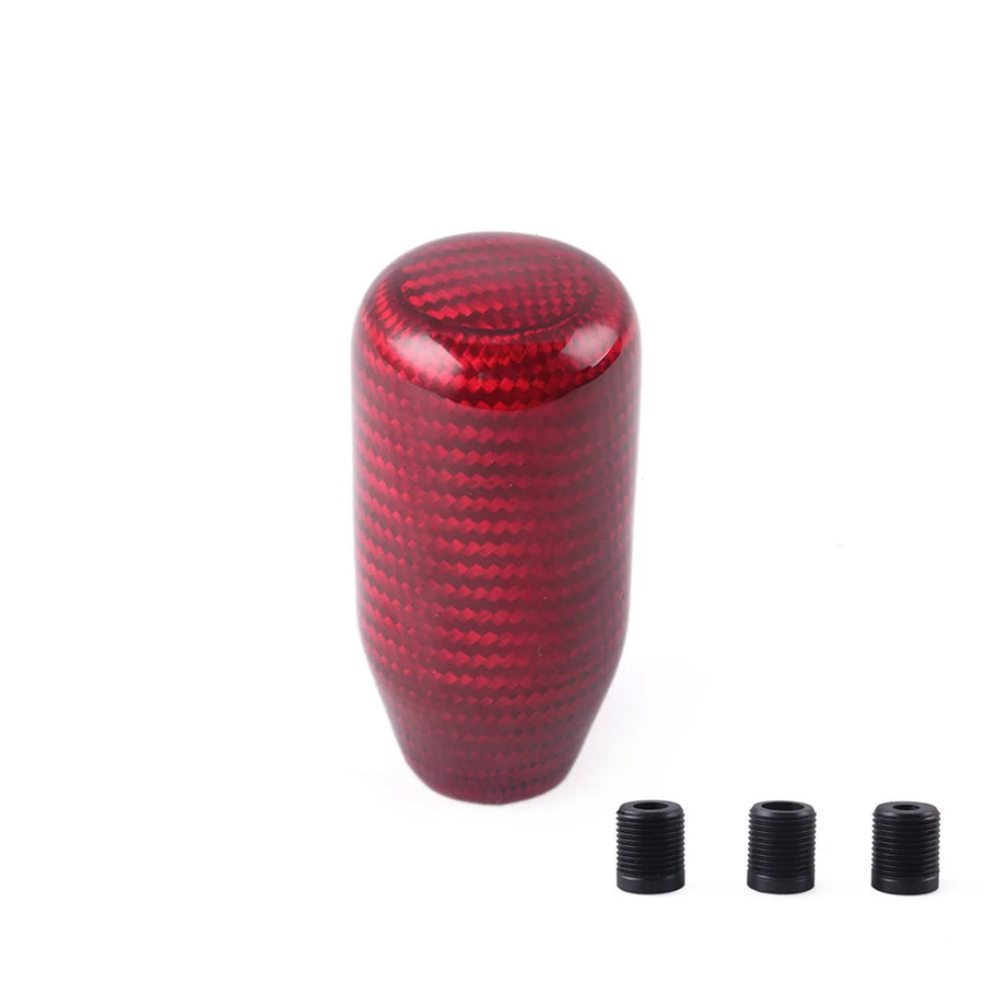 Carbon-Fiber-style Wave-shaped Manual Gear Shift Knob