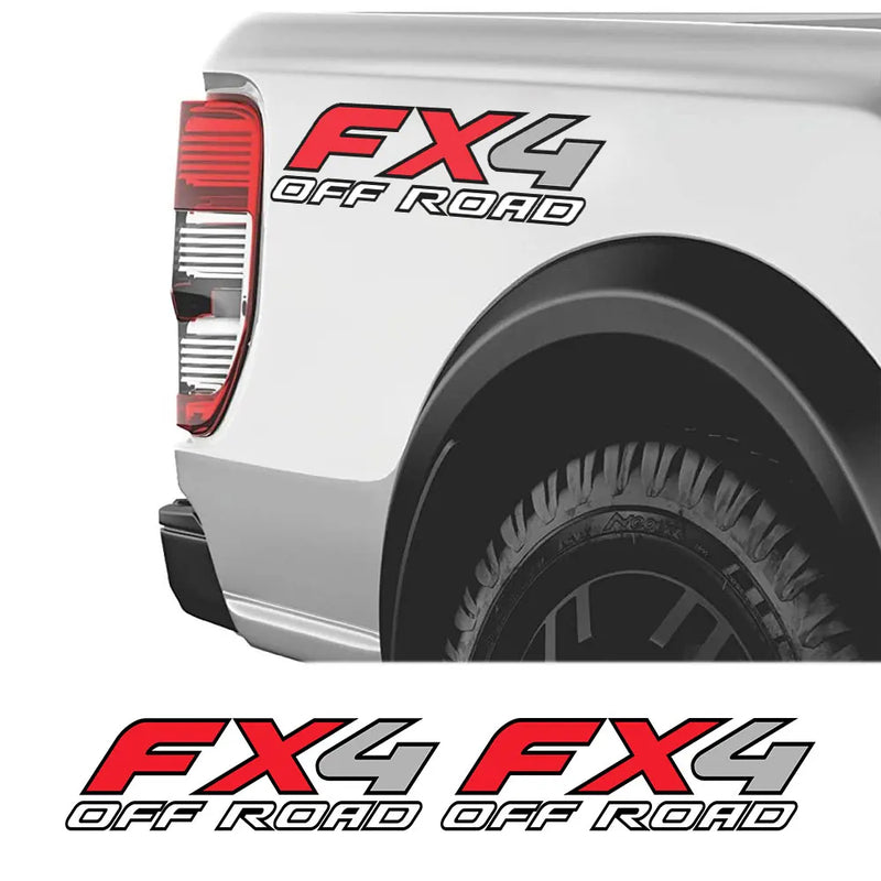 FX4 Off-Road Pickup Decal Pair – 40 × 12 cm