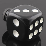 Black-and-White Dice Style Universal Manual-Transmission Shift Knob