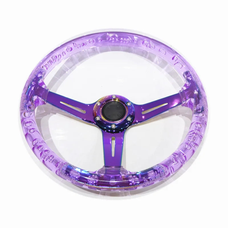 350 mm Shallow-Dish Acrylic Racing Steering Wheel