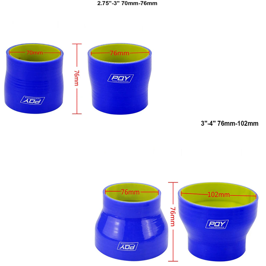 Universal Straight Silicone Hose Coupler, 51-102mm