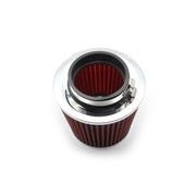 Universal High-Flow Cone Air Filter, 63-90mm Inlets