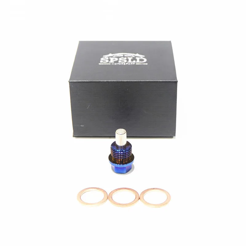 Magnetic Titanium Oil Drain Plug – Multiple Thread Sizes