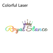 Royal Stance Vinyl Vehicle Decal – 58 × 19 cm