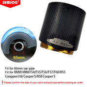 Universal Carbon-Fiber & Stainless Steel Exhaust Tip