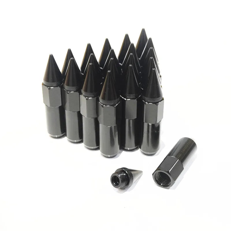90 mm Aluminum Wheel Lug Nuts – M12×1.25 or M12×1.5