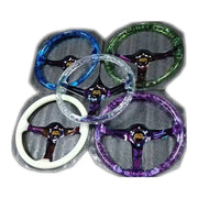350 mm Shallow-Dish Acrylic Racing Steering Wheel