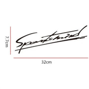 “Sports Mind” Reflective Vehicle Decal – 32 × 7.7 cm