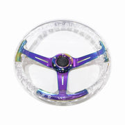 350 mm Shallow-Dish Acrylic Racing Steering Wheel
