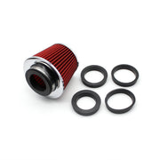 Universal High-Flow Cone Air Filter, 63-90mm Inlets