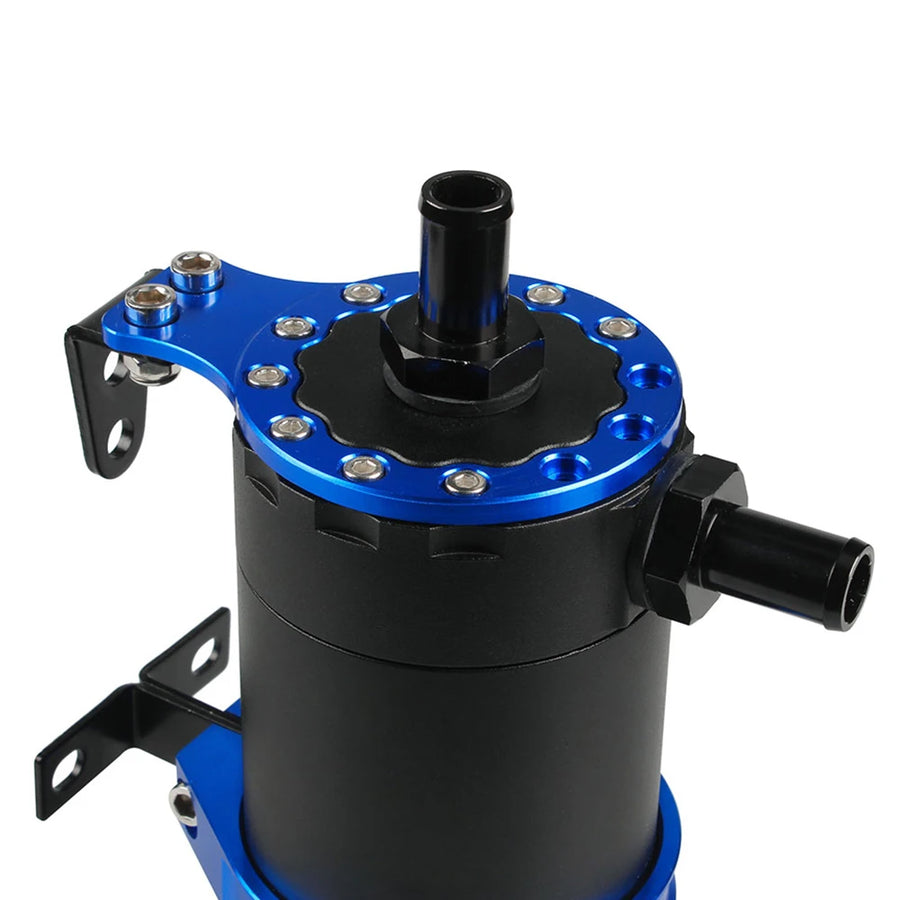 Baffled Aluminum Oil Catch Can Reservoir Tank Kit