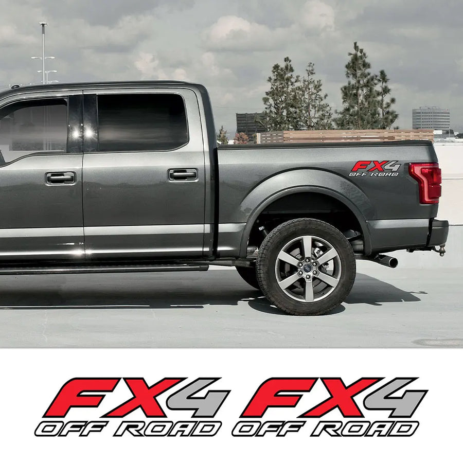 FX4 Off-Road Pickup Decal Pair – 40 × 12 cm