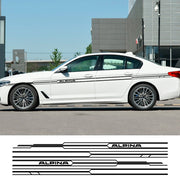 Side Stripe Vinyl Decal Pair for Select BMW Models – 245 × 10 cm